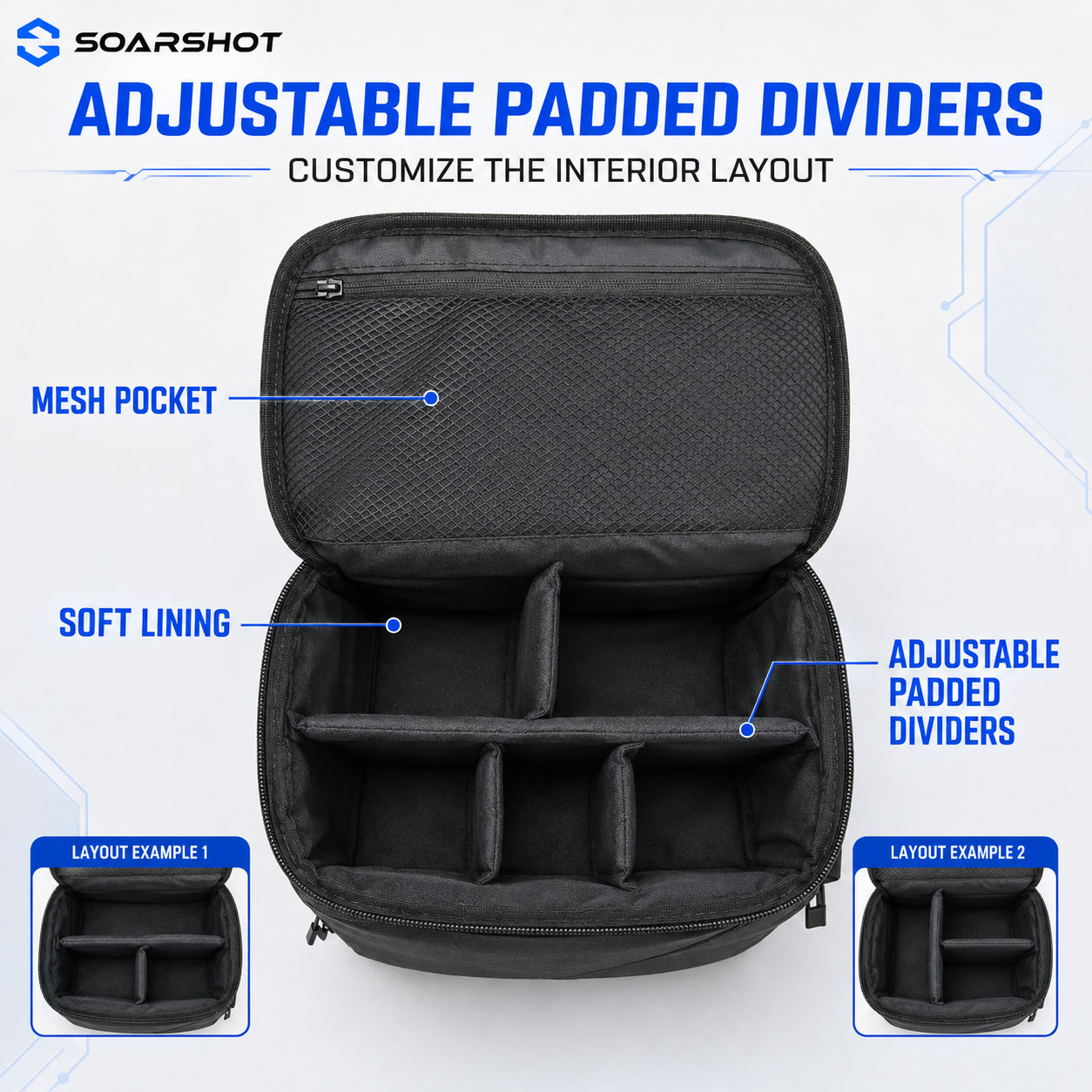 Tas Jinjing SOARSHOT untuk DJI - Drone Carrying Case ulasan dan harga